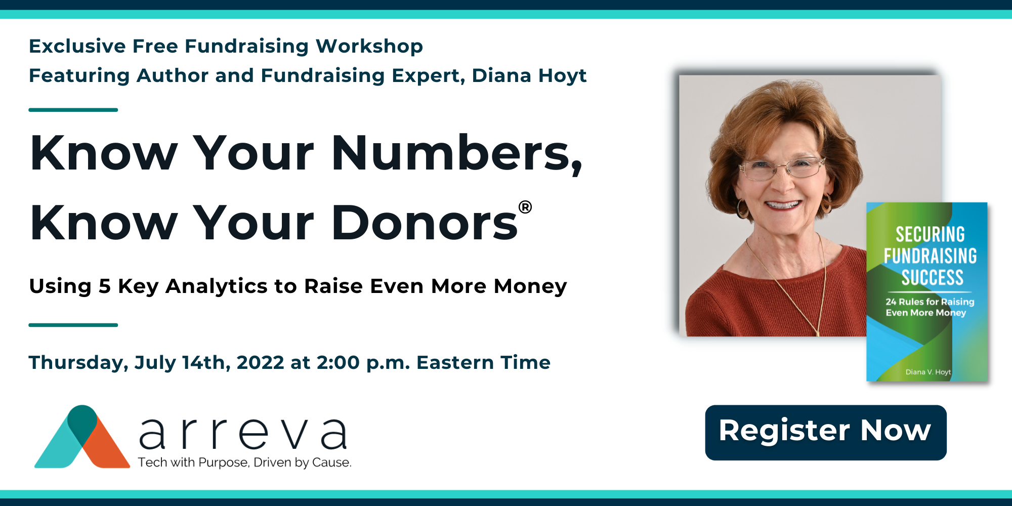 1 Workshop - with Diana Hoyt, Know Your Donors, Know Your Numbers!