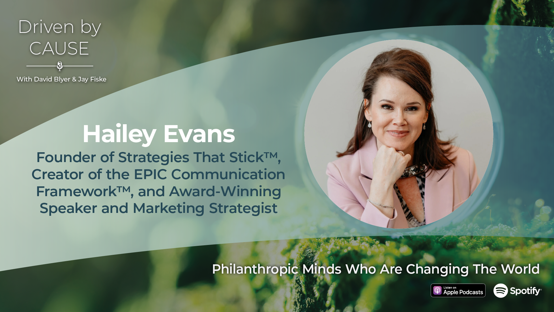 Hailey Evans Podcast Landing Page Banner