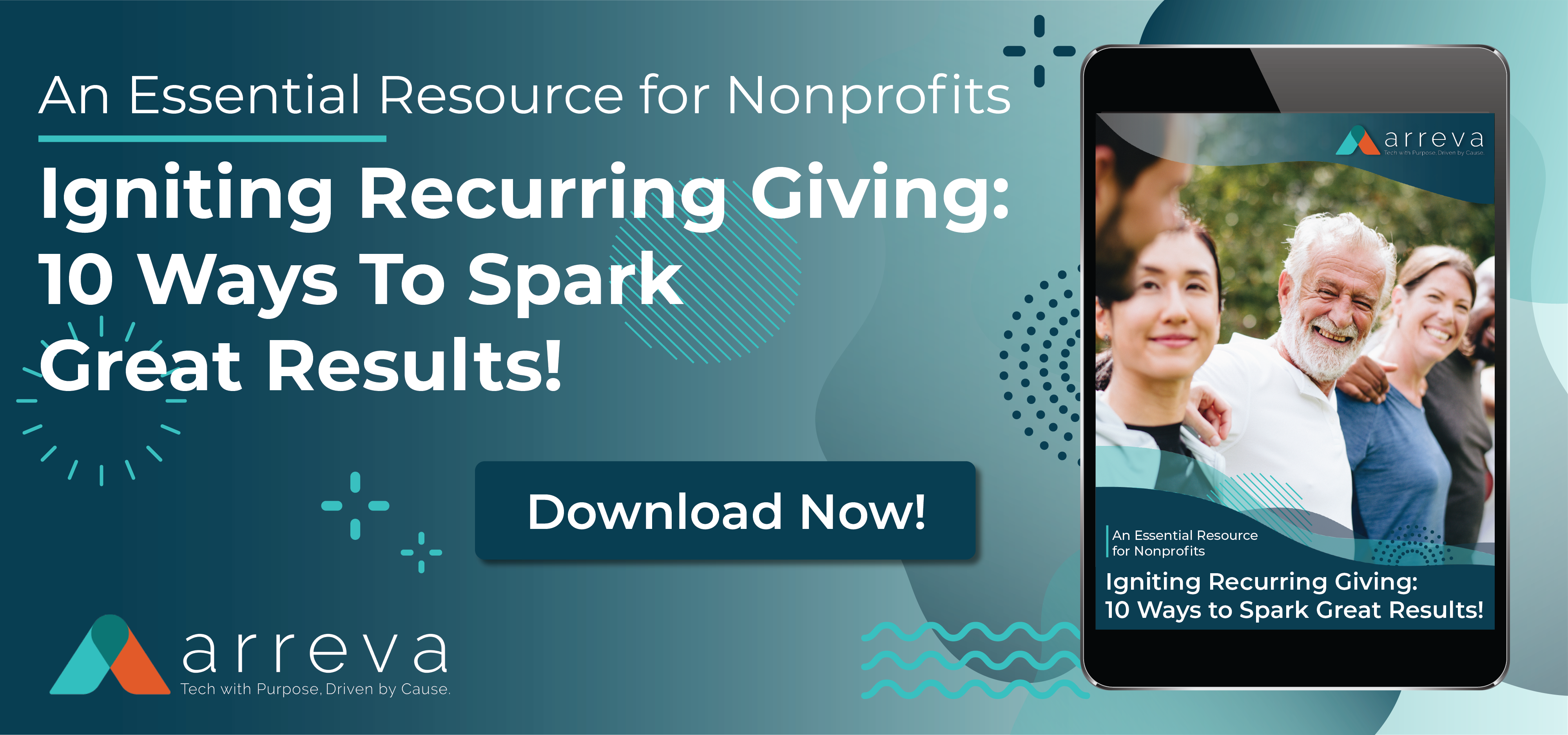 Igniting Recurring Giving - 10 Ways to Spark Great Results - Banner VFinal-1
